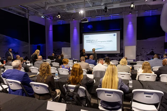 NASA's Office of Small Business Programs conducts and aerospace industry round table at (location) near the agency's Kennedy Space Center in Florida. B2B events: formats, promotion and follow-up in the UK
