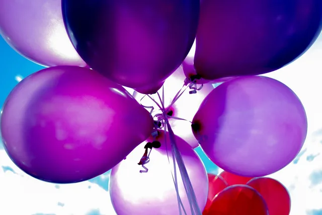 balloons, celebration, helium, happy birthday, party, purple balloons, helium balloons, birthday balloons, birthday celebration, birthday party. How an event marketing budget template works explained